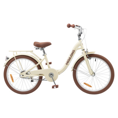 Miqilong Дитячий велосипед LS 20" бежевий