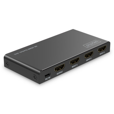Digitus Відеокомутатор UHD HDMI (INx3 - OUTx1), 4K Digitus Відеокомутатор UHD HDMI (INx3 - OUTx1), 4K