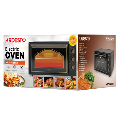 ARDESTO Піч електрична Line-R, 48л, 1600Вт, механіч., конвенція, чорний ARDESTO Піч електрична Line-R, 48л, 1600Вт, механіч., конвенція, чорний