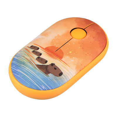 2E Миша MF300 CAPYBARA:SUNSET Silent WL BT, жовтий 2E Миша MF300 CAPYBARA:SUNSET Silent WL BT, жовтий