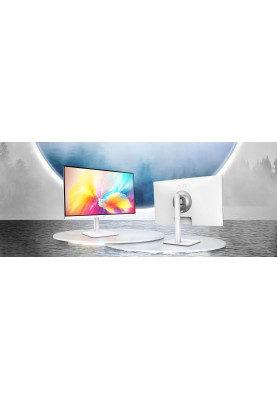 MSI Монітор 27" Modern MD2712PW HDMI, USB-C, IPS, 100Hz, 1ms, sRGB 117%, AdaptiveSync, Pivot, білий
