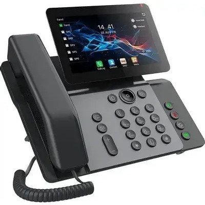 Fanvil Телефон IP V66 2xGE LAN, 1xUSB-A, BT5.4, Wi-Fi, 20 SIP line, SW Linux, PoE, 7" кольоровий тач-дисплей, 116 DSS клавіш