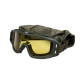 2E Tactical Маска тактична, захисна Hawk Army Green Anti-fog, сумка, 3 лінзи