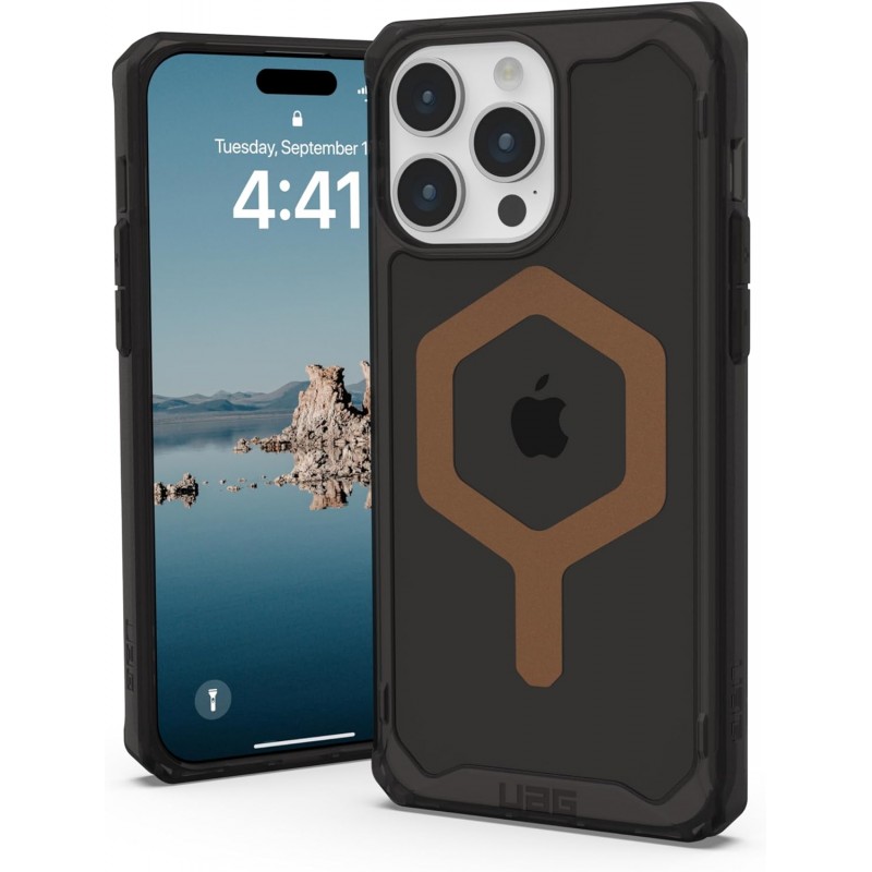 UAG Чохол для Apple iPhone 15 Pro Max Plyo Magsafe, Black/Bronze