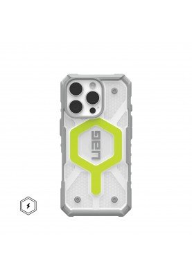 UAG Чохол для iPhone 16 Pro, Pathfinder Clear Magsafe, Active Neon