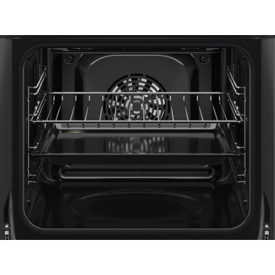 Zanussi Духовий шафа електричний, 65л, A, пара, дисплей, конвекція, чорний