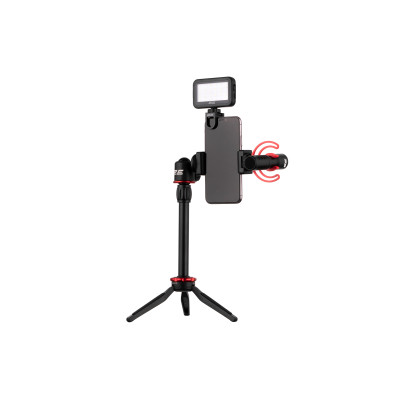 2E Мікрофон з триподом для мобільних пристроїв MM011 Vlog KIT, 3.5mm
