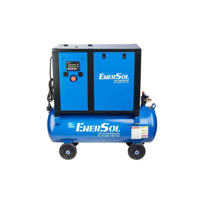 EnerSol Компресор повітряний гвинтовий ES-AC560-100-1SS 3кВт, 105л, 560л/хв, 10бар, 119кг
