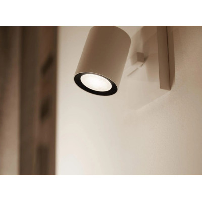 Philips Hue Лампа розумна GU10, 5W(50Вт), 2200K-6500K, Tunable white, ZigBee, Bluetooth, димування, 3шт