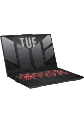 ASUS Ноутбук TUF Gaming A17 FA707XI-LL036 17.3" WQHD IPS, AMD R9-7940HS, 16GB, F1TB, NVD4070-8, NoOS, Сірий