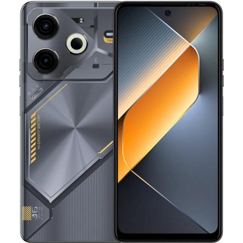 TECNO Смартфон POVA 6 NEO (LI6) 6.78" 8/256ГБ, 2SIM, 7000мА•год, Speed Black