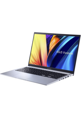 ASUS Ноутбук Vivobook 15 X1502VA-BQ141 15.6" FHD IPS, Intel i7-13700H, 16GB, F1TB, UMA, NoOS, Сріблястий