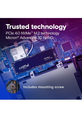 Micron Накопичувач SSD Crucial M.2 4TB PCIe 4.0 P3 Plus