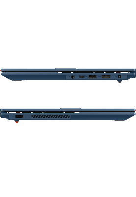 ASUS Ноутбук Vivobook S 15 K5504VA-MA385 15.6" 2.8K OLED, Intel i7-13700H, 16GB, F512GB, UMA, noOS, Блакитний
