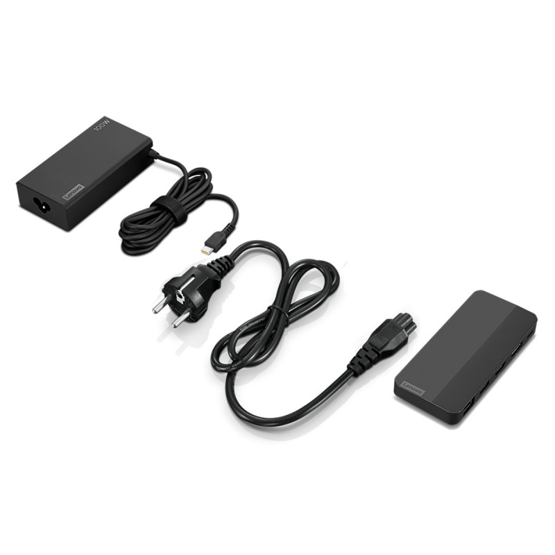 Lenovo Док-станція USB-C Dual Display Travel Dock (w/ adapter)