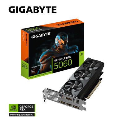 Gigabyte Відеокарта GeForce RTX 5060 8GB GDDR7 OC Low Profile