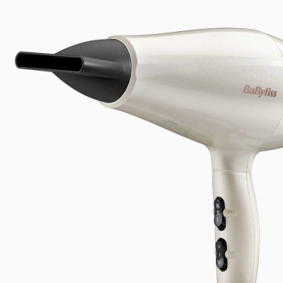 BaByliss Фен Stardust Shimmer, 2000Вт, 3 режими, іонізація, хол. обдув, 1 насадка, білий BaByliss Фен Stardust Shimmer, 2000Вт, 3 режими, іонізація, хол. обдув, 1 насадка, білий