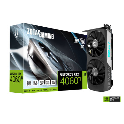 Zotac Відеокарта GeForce RTX 4060 Ti 8GB GDDR6 Twin Edge OC