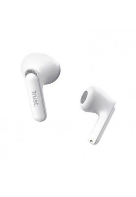 Trust Навушники TWS Yavi Earphones BT 5.3, ENC, SBC, Mic, Білий