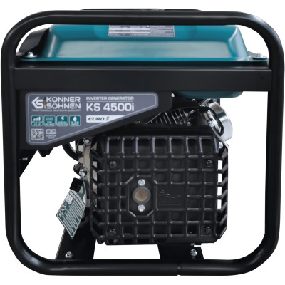 Könner & Söhnen Генератор бензиновий інверторний KS 4500i, 230В, 4.5кВт, ручний стартер, 33кг