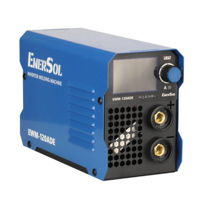 EnerSol Зварювальний апарат інверторний EWM-120ADE 20-120А 5.1кВт 160-260В 2.9кг
