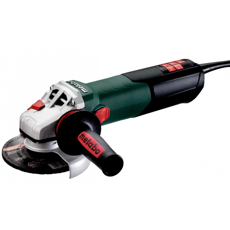 Metabo Шліфмашина кутова WEVA 15-125 QUICK, 125мм, 1550Вт, 2800-11000об/хв, М14, 2.5кг