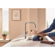 Grohe Змішувач для кухні Blue Pure Start, довж.виливу - 223мм, поворотний, 1+1 фільтр, хром