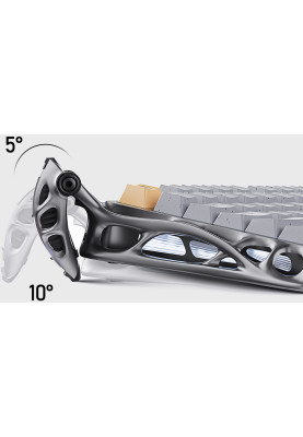 GravaStar Клавіатура механічна GravaStar Mercury K1 Pro 80keys, GravaStar x Kailh Speedy Mint, EN/UKR, BT/WL/USB, сірий