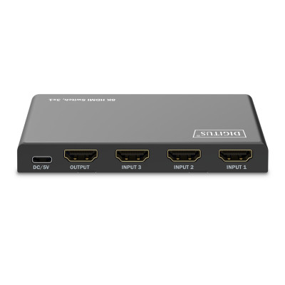 Digitus 3x1 HDMI Switch, 8K/60Hz (4:4:4), HDR, HDCP 2.3