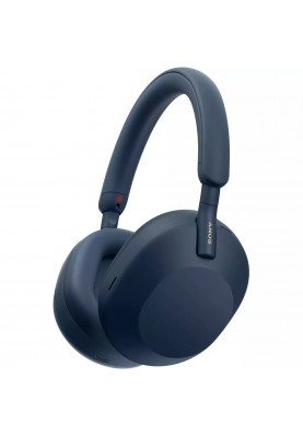 Sony Навушники Over-ear WH-1000XM5 BT 5.2, ANC, Hi-Res, AAC, LDAC, Wireless, Mic, Синій