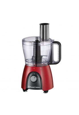 Russell Hobbs Кухонна машина Desire Red, 600Вт, чаша-пластик, корпус-пластик, насадок-4, червоний