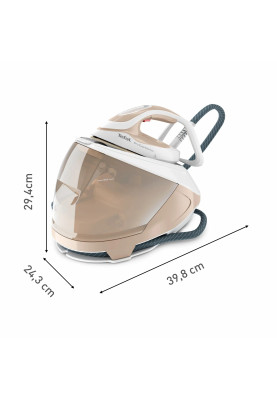 Tefal Праска-парогенератор Pro Express Eco, 2200Вт, 1800мл, паровий удар -550гр, постійна пара - 140гр, біло-золотий
