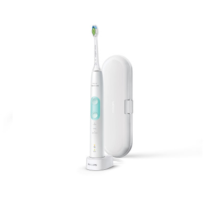 Philips Щітка зубна електр., ProtectiveClean 5100, 62т. колив/хв, насадок-2, футляр, білий
