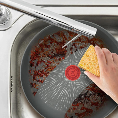 Tefal Сковорода Halo EUCALYPTUS, 24см, алюміній, бакеліт, сірий Tefal Сковорода Halo EUCALYPTUS, 24см, алюміній, бакеліт, сірий