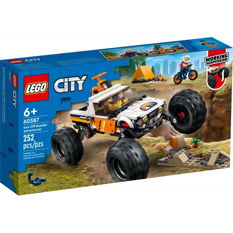 LEGO Конструктор City Пригоди на позашляховику 4x4