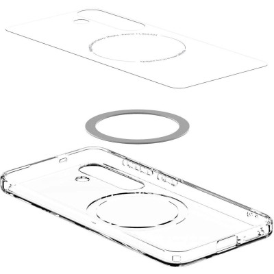 Spigen Чохол для Samsung Galaxy S25+, Ultra Hybrid MagFit, Clear White