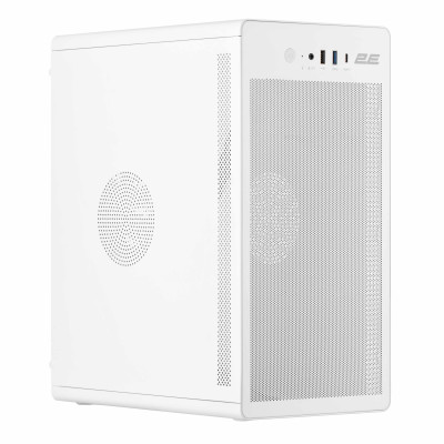 2E Корпус Credo V285B без БЖ, 1xUSB3.0, 1х USB 2.0, 1xUSB Type-C, 1x120мм, VGA 300мм, mATX, чорний