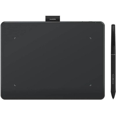 Huion Графічний планшет 6.3"x3,9" Inspiroy Frego S, BT, USB-C, чорний