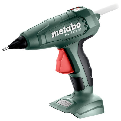 Metabo Клеєвий пістолет акумуляторний HK 18 LTX 20, 18В, діаметр 11мм, 20г/хв, 200/130 градусів, 0.4кг, без АКБ та ЗП