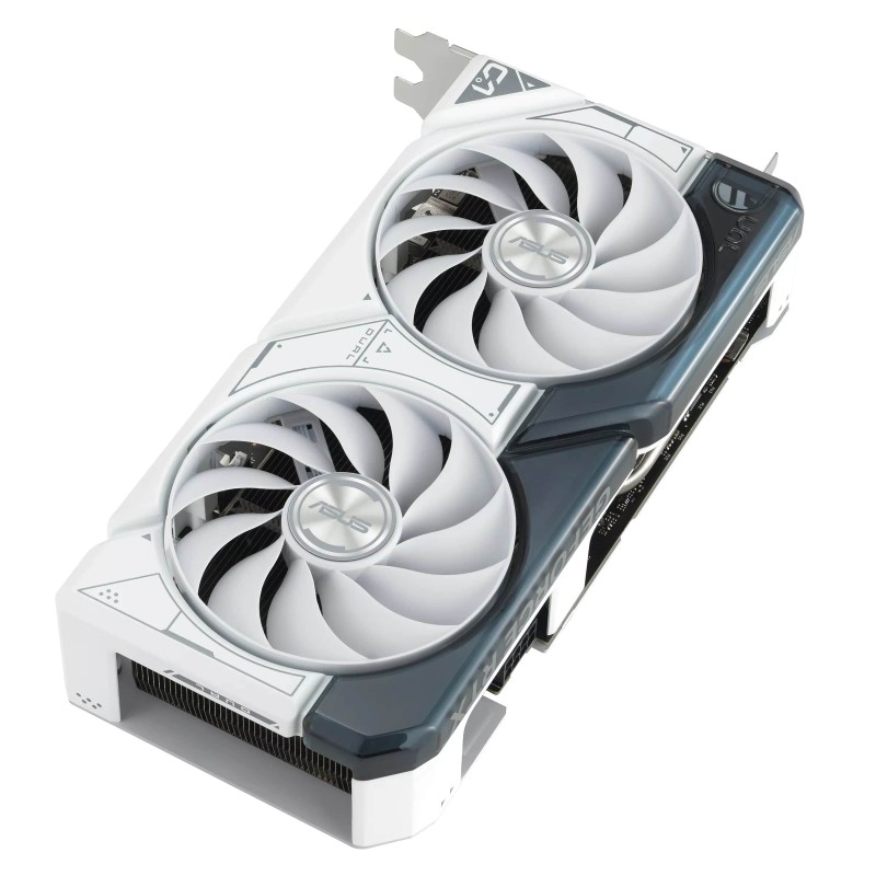 ASUS Відеокарта GeForce RTX 4060 8GB GDDR6 DUAL OC DUAL-RTX4060-O8G-WHITE білий