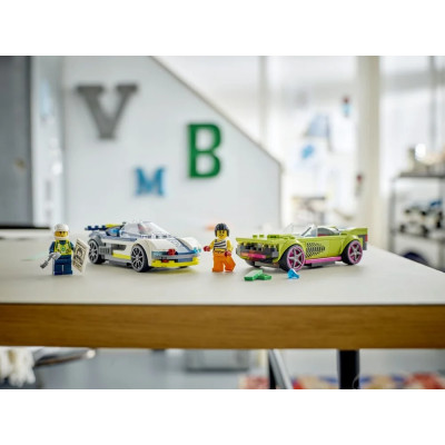 LEGO Конструктор City Переслідування маслкара на поліцейському автомобілі
