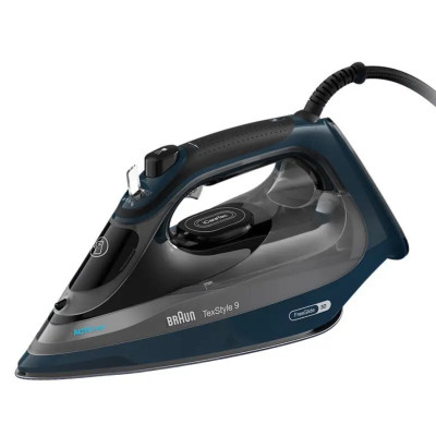 Braun Утюг TexStyle 9, 3200Вт, 330мл, паровий удар -260гр, eloxal plus, синій