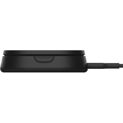 Belkin Зарядний пристрій бездротовий 15Вт Magnetic Stand Qi2, адаптер 20Вт USB-C, чорний