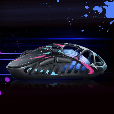 GravaStar Миша Mercury X Pro, 8K, BT/WL/USB-A, RGB, Neon Graffiti