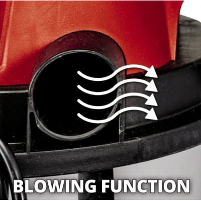 Einhell Пилосос TC-VC 1815 S вологе та сухе прибирання, 1250Вт, 180мбар, 15л
