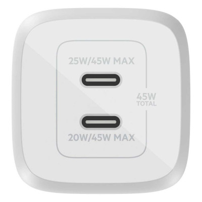 Belkin Мережевий ЗП Home Charger 45W GAN PD PPS Dual USB-С