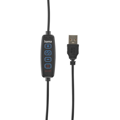 HAMA Штатив зі світлодіодним кольцем SpotLight Steady 120 V2 BT Black