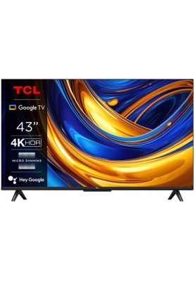 TCL Телевізор 43" LED 4K 60Hz Smart Google TV Titan