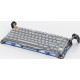 GravaStar Клавіатура механічна GravaStar Mercury K1 Pro 80keys, GravaStar x Kailh Speedy Mint, EN/UKR, BT/WL/USB, сірий