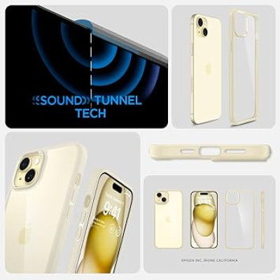 Spigen Чохол для Apple iPhone 15 Plus Ultra Hybrid Mute, Beige